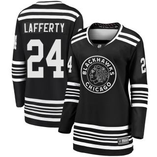 Women's Sam Lafferty Chicago Blackhawks Fanatics Branded Breakaway Alternate 2019/20 Jersey - Premier Black