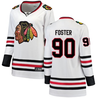 Women's Scott Foster Chicago Blackhawks Fanatics Branded Away Jersey - Breakaway White