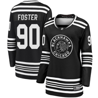 Women's Scott Foster Chicago Blackhawks Fanatics Branded Breakaway Alternate 2019/20 Jersey - Premier Black