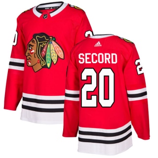 Youth Al Secord Chicago Blackhawks Adidas Red Home Jersey - Authentic Black
