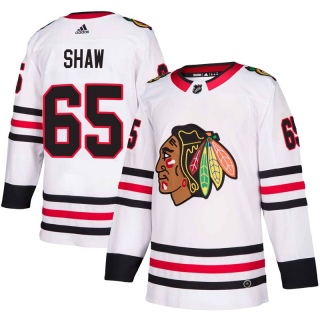 Youth Andrew Shaw Chicago Blackhawks Adidas Away Jersey - Authentic White