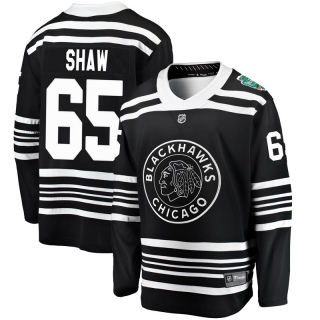 Youth Andrew Shaw Chicago Blackhawks Fanatics Branded 2019 Winter Classic Jersey - Breakaway Black