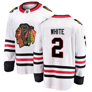 Youth Bill White Chicago Blackhawks Fanatics Branded Away Jersey - Breakaway White