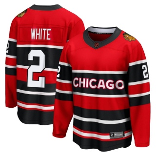 Youth Bill White Chicago Blackhawks Fanatics Branded Red Special Edition 2.0 Jersey - Breakaway Black
