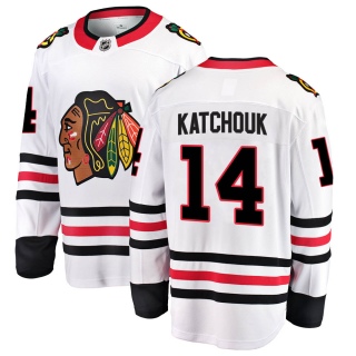 Youth Boris Katchouk Chicago Blackhawks Fanatics Branded Away Jersey - Breakaway White