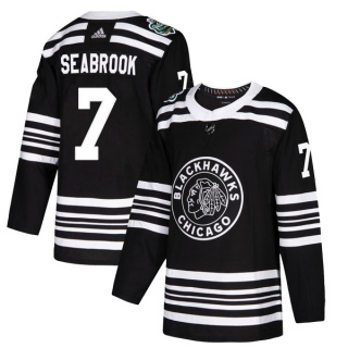 Youth Brent Seabrook Chicago Blackhawks Adidas 2019 Winter Classic Jersey - Authentic Black
