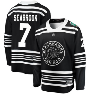 Youth Brent Seabrook Chicago Blackhawks Fanatics Branded 2019 Winter Classic Jersey - Breakaway Black