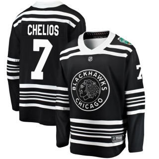 Youth Chris Chelios Chicago Blackhawks Fanatics Branded 2019 Winter Classic Jersey - Breakaway Black