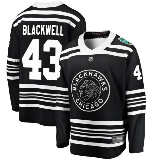 Youth Colin Blackwell Chicago Blackhawks Fanatics Branded 2019 Winter Classic Jersey - Breakaway Black