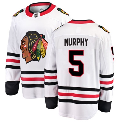 Youth Connor Murphy Chicago Blackhawks Fanatics Branded Away Jersey - Breakaway White