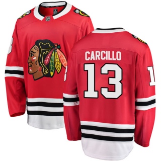 Youth Daniel Carcillo Chicago Blackhawks Fanatics Branded Red Home Jersey - Breakaway Black