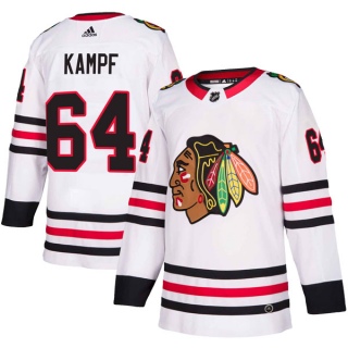 Youth David Kampf Chicago Blackhawks Adidas Away Jersey - Authentic White
