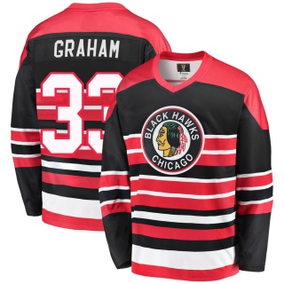 Youth Dirk Graham Chicago Blackhawks Fanatics Branded Breakaway Heritage Jersey - Premier Red/Black