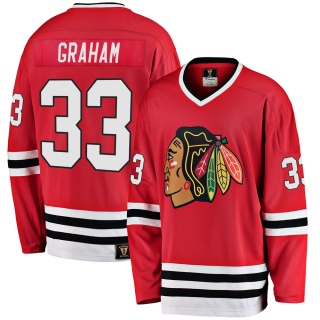 Youth Dirk Graham Chicago Blackhawks Fanatics Branded Breakaway Red Heritage Jersey - Premier Black