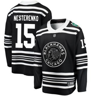 Youth Eric Nesterenko Chicago Blackhawks Fanatics Branded 2019 Winter Classic Jersey - Breakaway Black
