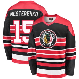 Youth Eric Nesterenko Chicago Blackhawks Fanatics Branded Breakaway Heritage Jersey - Premier Red/Black