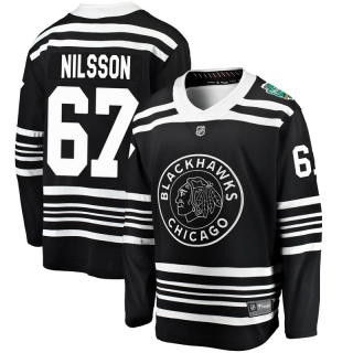 Youth Jacob Nilsson Chicago Blackhawks Fanatics Branded 2019 Winter Classic Jersey - Breakaway Black