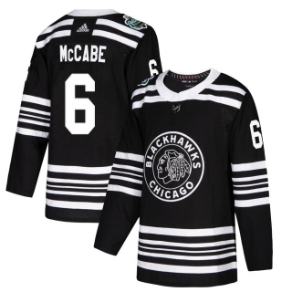 Youth Jake McCabe Chicago Blackhawks Adidas 2019 Winter Classic Jersey - Authentic Black