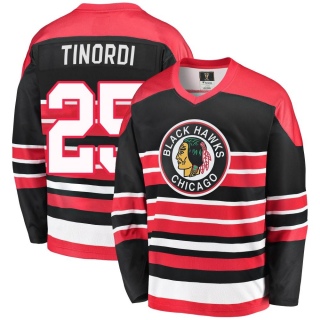 Youth Jarred Tinordi Chicago Blackhawks Fanatics Branded Breakaway Heritage Jersey - Premier Red/Black