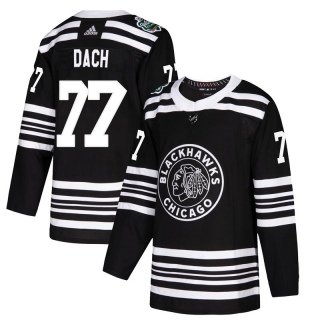 Youth Kirby Dach Chicago Blackhawks Adidas 2019 Winter Classic Jersey - Authentic Black