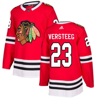 Youth Kris Versteeg Chicago Blackhawks Adidas Red Home Jersey - Authentic Black