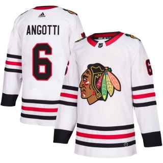 Youth Lou Angotti Chicago Blackhawks Adidas Away Jersey - Authentic White