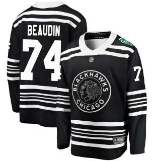 Youth Nicolas Beaudin Chicago Blackhawks Fanatics Branded ized 2019 Winter Classic Jersey - Breakaway Black
