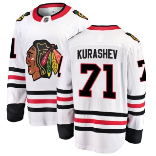 Youth Philipp Kurashev Chicago Blackhawks Fanatics Branded ized Away Jersey - Breakaway White