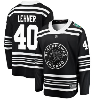 Youth Robin Lehner Chicago Blackhawks Fanatics Branded 2019 Winter Classic Jersey - Breakaway Black
