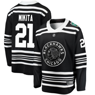 Youth Stan Mikita Chicago Blackhawks Fanatics Branded 2019 Winter Classic Jersey - Breakaway Black