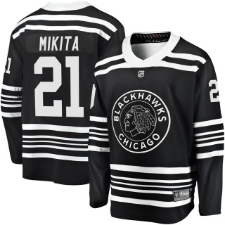 Youth Stan Mikita Chicago Blackhawks Fanatics Branded Breakaway Alternate 2019/20 Jersey - Premier Black